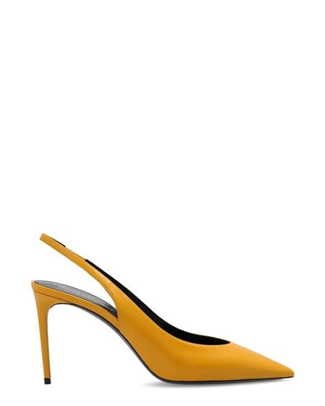 ysl zoe pumps|Saint Laurent Zoe Pointed Toe Slingback Pump (Women).